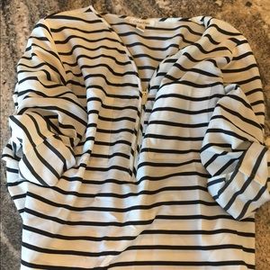Calvin Klein glam Front zip Blouse
